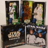 Star Wars figurines.