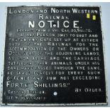 LNWR sign