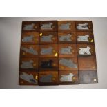 Shotgun lock plate displays