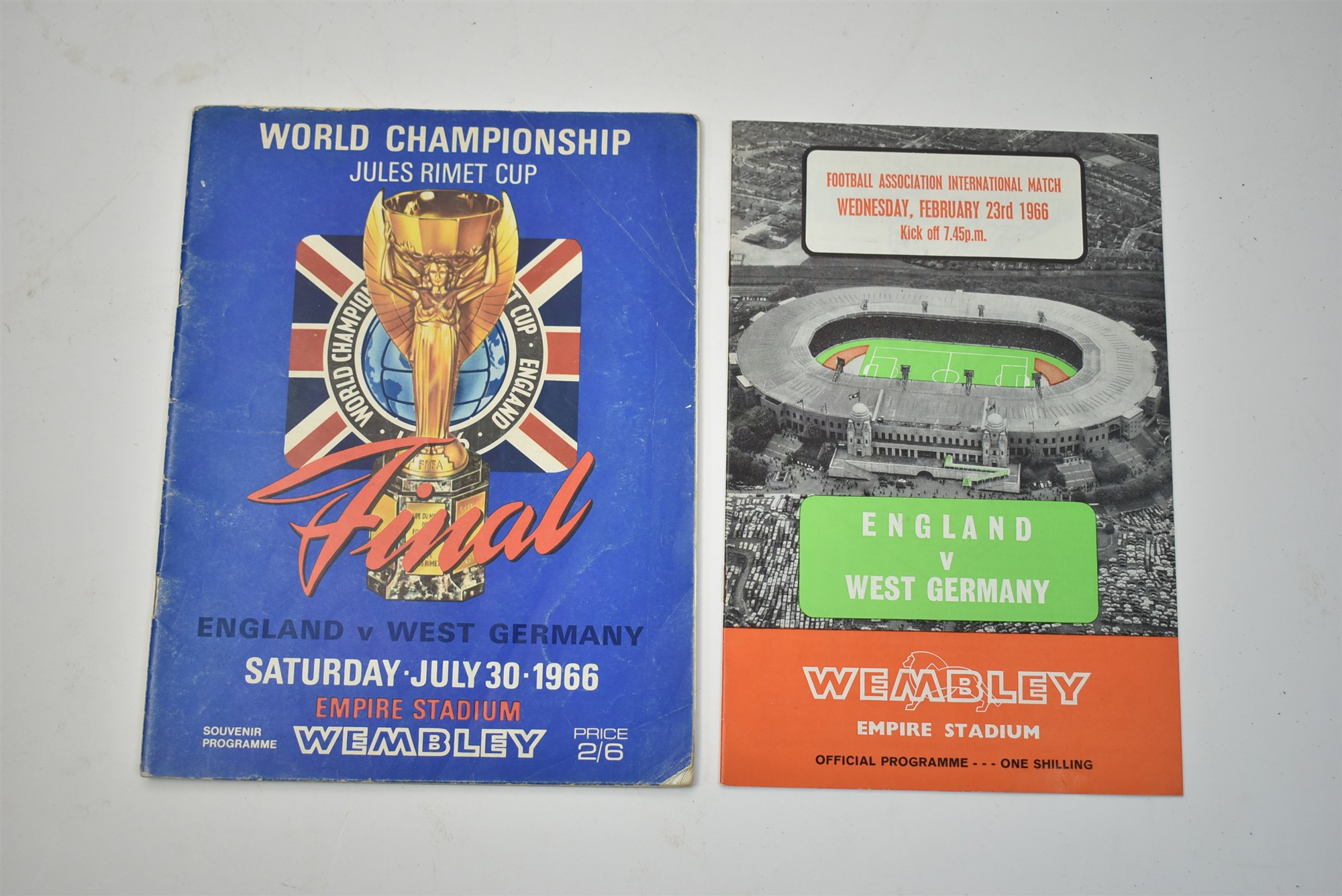 1966 World Cup and another football programme