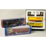 Corgi die-cast 'Haigh Transport' set; and two trucks.