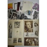 Postcards, theatre programmes and ephemera