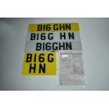 Number plate BI6GHN