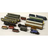 00-gauge locomotives, rail cars, passenger and freight rolling stock by Hornby.