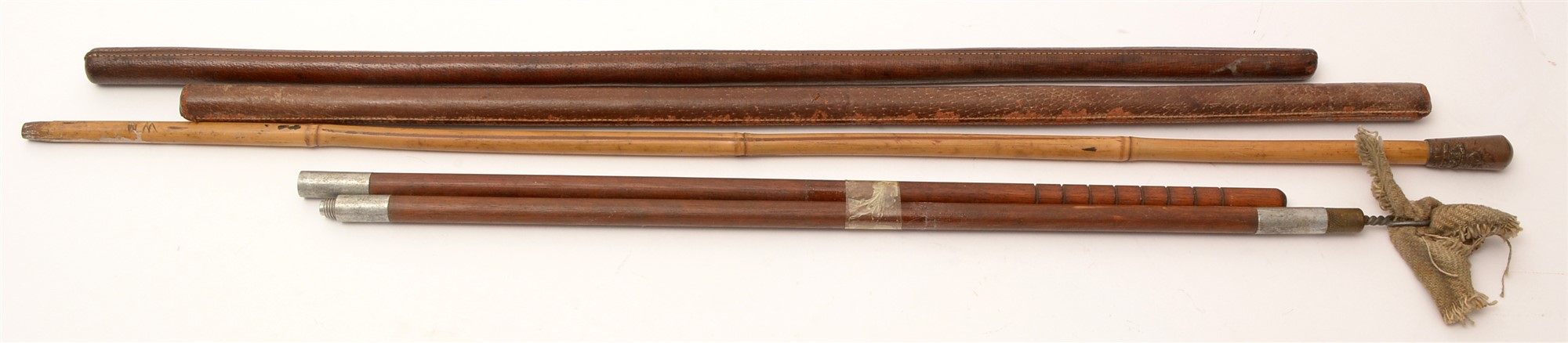 A Canadian regimental swagger stick marked Vancouver/29/Canada', with crown and maple leaf; 2