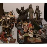 Military, historic and fantasy figures.
