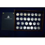 1977 cased set of commemorative coins