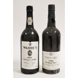 Two bottles of port