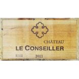 Twelve bottles of Chateau La Conseiller.