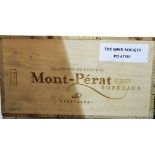 Twelve bottles of Chateau Mont-Perat.