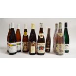 Twelve assorted German wines