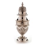 Silver sugar caster