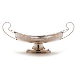 George V silver dish