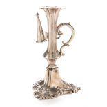 Silver chamber candlestick
