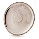 Plated Bohemian Club salver