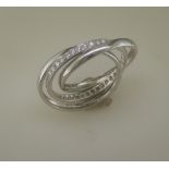 Diamond Russian style ring