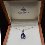 Faberge egg pendant