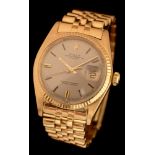 Rolex Datejust: 18ct yellow gold datejust