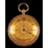 Gold pocket watch