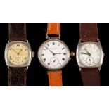 Three gentleman's watches.