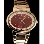 A lady's stainless steel dress watch