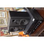Two Mission speakers to/w Cambridge audio amplifier and cd player