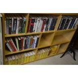 16 volumes of Wisden cricket books to/w a large quantity or various sporting autobiographies etc.