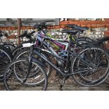 Marin ladies bike, two mountain bikes and two other ladies bikes [p18078299 8312 p17058207