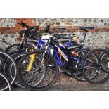 Two hardtail mountain bikes to/w two full suspension mountain bikes [p18082969 p18066302 p18062240