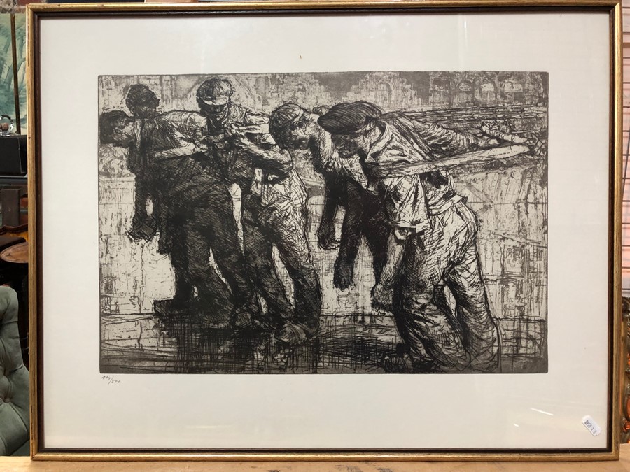 After Frank Brangwyn (1867-1956) - A set of four limited edition prints, 49 x 64 cm to/w two other