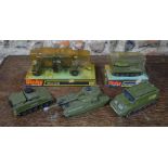 Dinky Toys - 88mm gun No. 652, mint in blister box to/with Scorpion Tank No. 690 (boxed) Chieftain