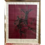 Sidney Nolan (1917-1992) - 'Descent' lithograph, signed lower left, 56 x 46 cmLithograph in good
