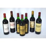 Three bottles of 1973 Chateau La Rose Puyblanquet Saint-Emilion to/w four other various bottles of