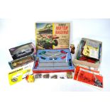 A vintage 'Airfix' Motor Racing boxed set model M.R.II a/f, to/w a quantity of meccano, a boxed
