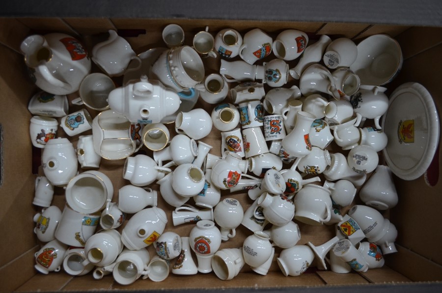 Approximately eighty Goss crested china items - mostly replica vessels (box) - Image 2 of 3