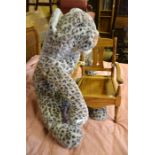 A Child's commode to/w a Merrythought snow leopard teddy (2)