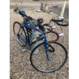 A Vintage Viking 'Superstar' bicycle, metallic blue to/w a childs Carrera star bicycle (2)