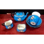A Carlton ware tea service for two people