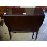 A small mahogany drop leaf sutherland table