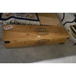 A Jaques croquet set in original pine box, complete with instructions