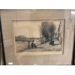 George H Downey - Two Lake District prints, Swain etching and two prints of inns (5)