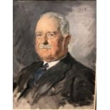 R G Elwes - Portrait of a distinguished gentleman, oil on canvas, signed