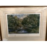 After Lional Edwards - Joy Jouning, remarque print no 1, 89755, pencil signed to/w Frank Harding -