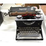 A vintage Imperial typewriter