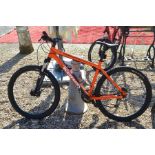 A Kona Blast hardtail mountain bike, bright orange frame [p18059255]