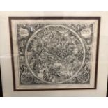 A pair of celestial engravings, 32 x 37 cm to/w Hero recruiting at Kelseys, 27 x 20 cm (3)