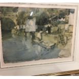 After W Russell Flint - Washing day print