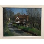 John Carter - Suffolk Nr Southwold, oil on board, signed