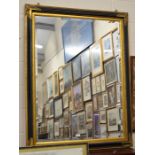 A large Regency style bevelled edge wall mirror