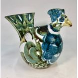 Alan Caiger-Smith, Alderrmaston  - Studio pottery model of a chicken, signed to base, 21.5 cm